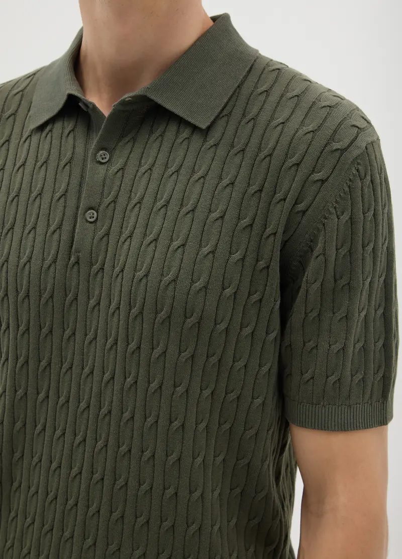 OVS Polo Uomo Verde 4153296 miniatura 3