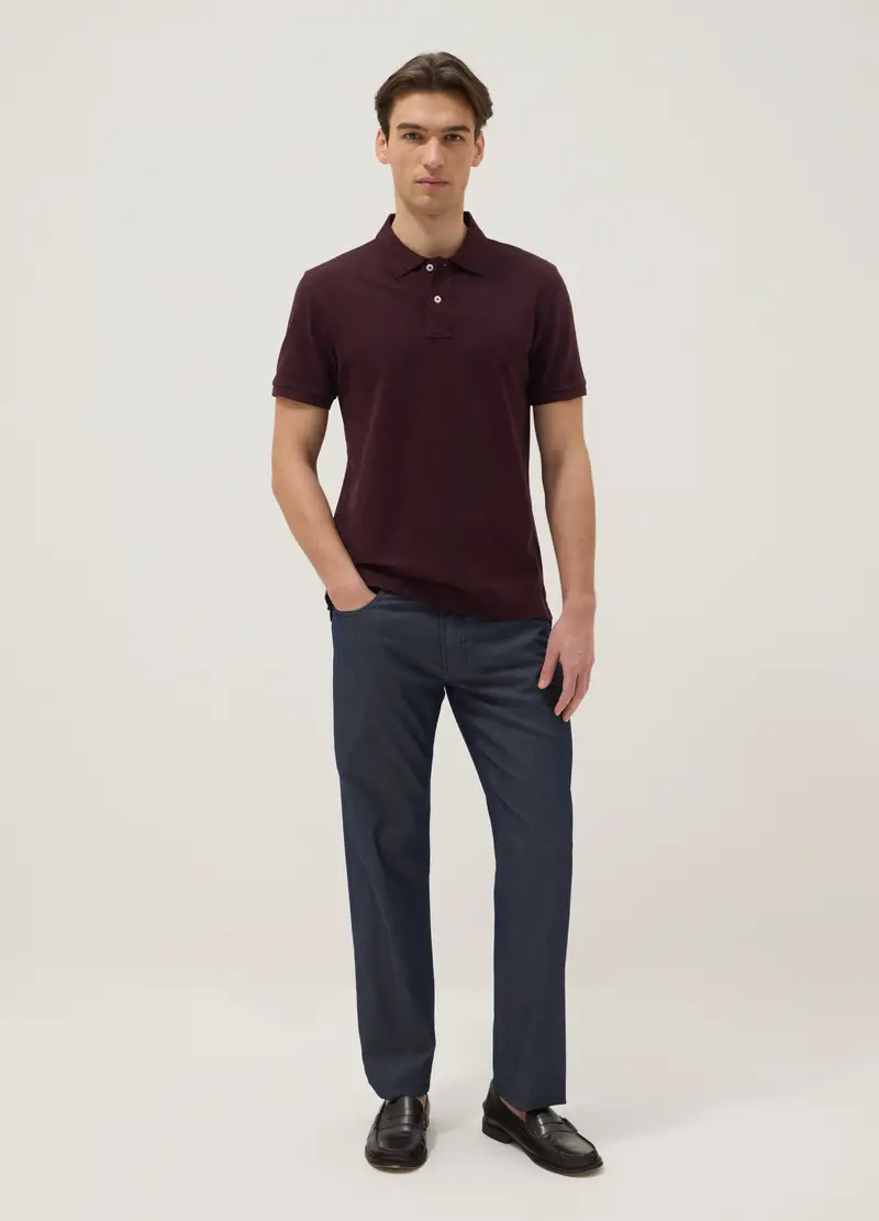 OVS Polo Uomo Viola 4315751 miniatura 2