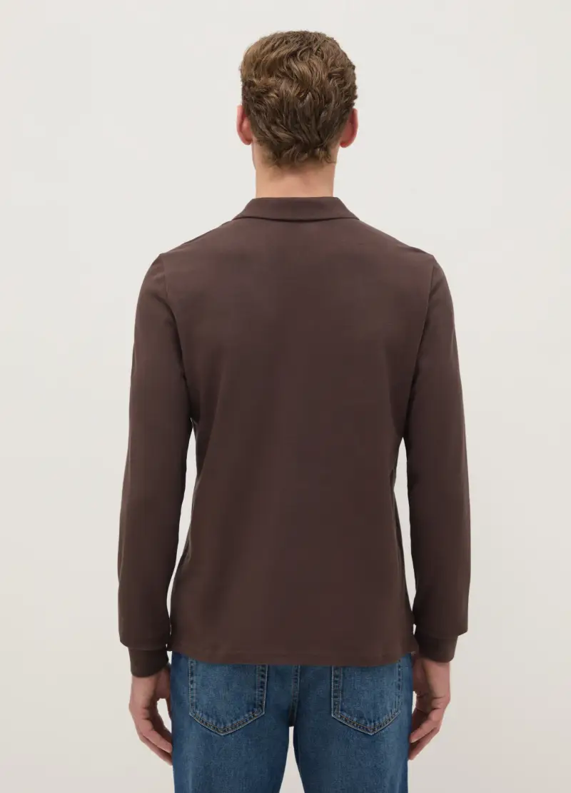OVS Polo Uomo Marrone 4011329 miniatura 3