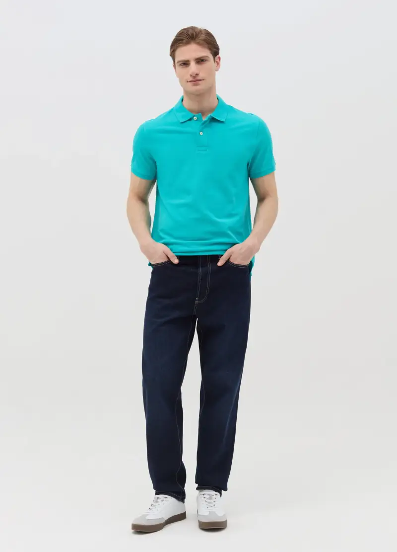 OVS Polo Uomo Azzurro 3983845 miniatura 2