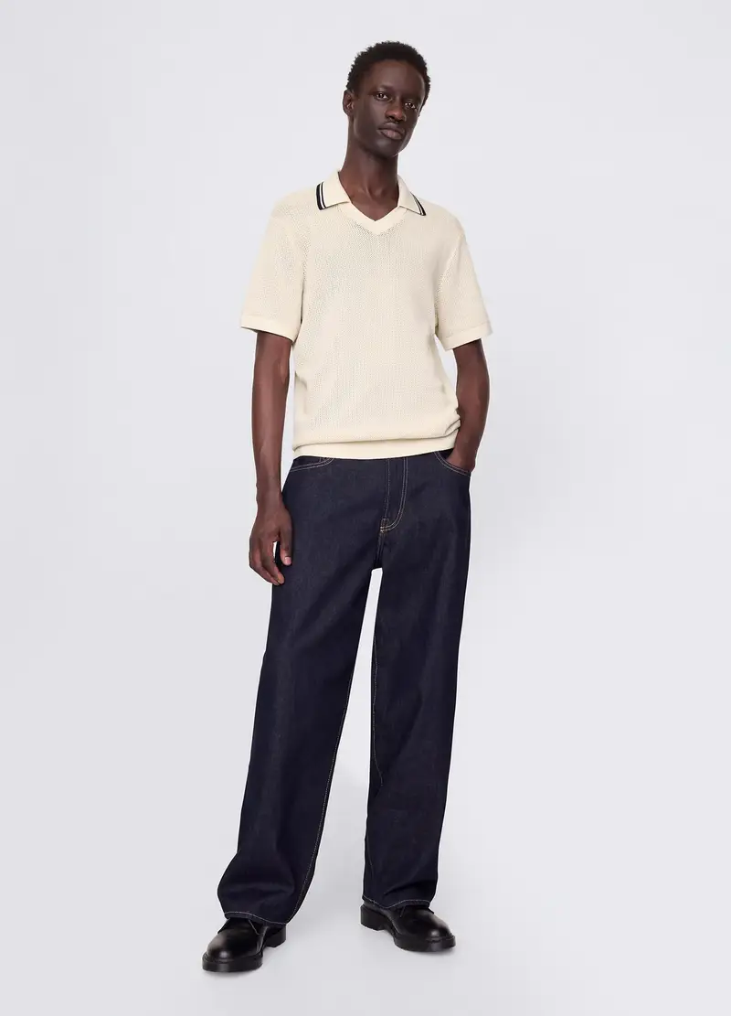 OVS Polo Uomo Beige 2757338 miniatura 2