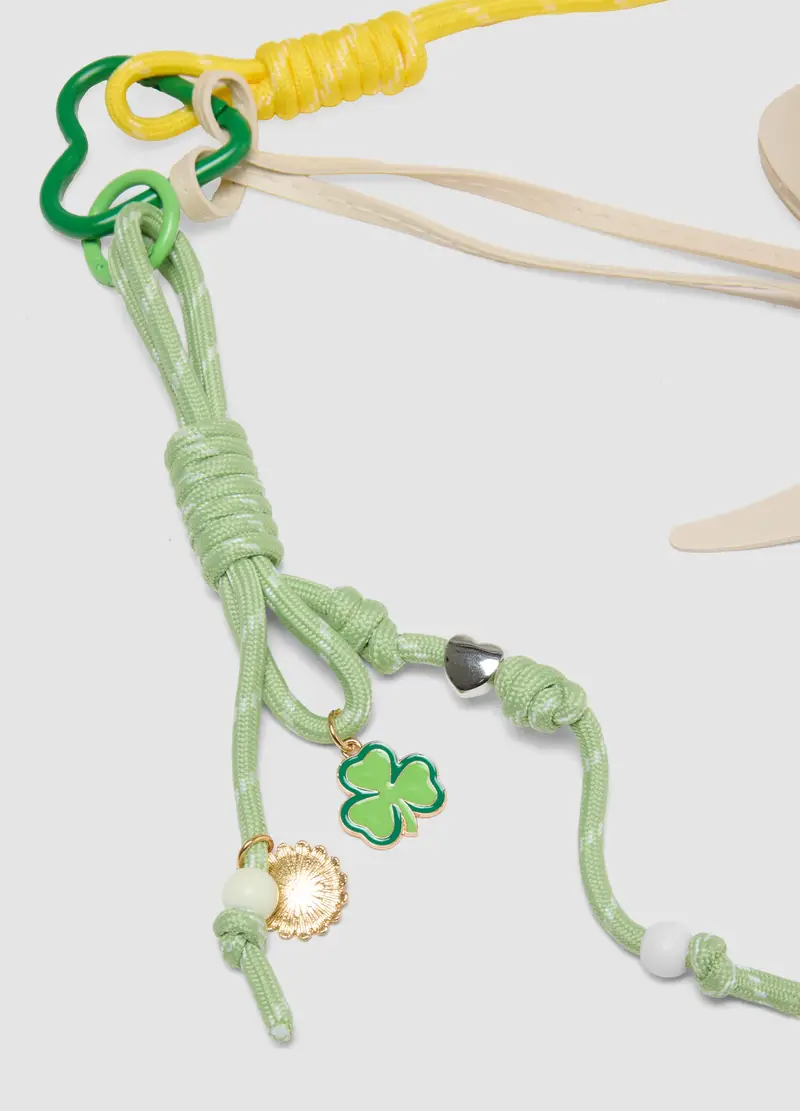 Portachiavi Multicolor Con Charm Bassotto, Donna, Multicolor miniatura 2