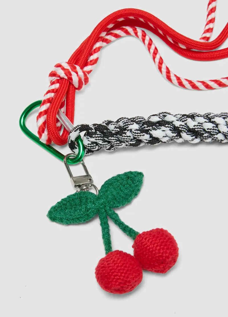 Portachiavi Multicolor Con Charm Ciliegia, Donna, Multicolor miniatura 2