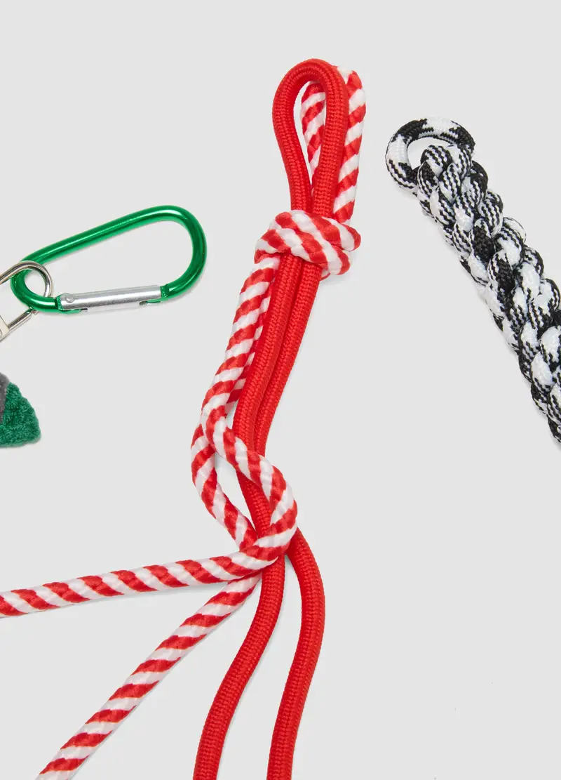 Portachiavi Multicolor Con Charm Ciliegia, Donna, Multicolor miniatura 3