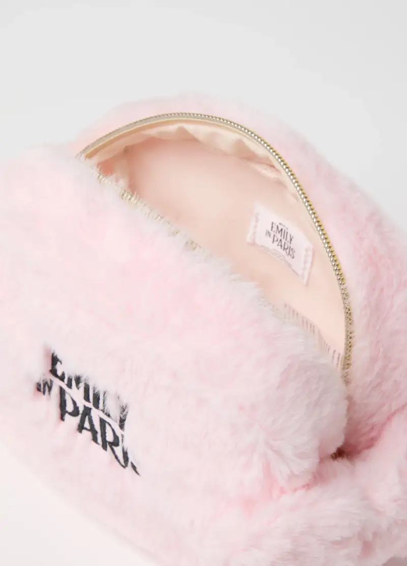 Portaoggetti Rosa Con Stampa Emily In Paris, Donna, Rosa miniatura 3