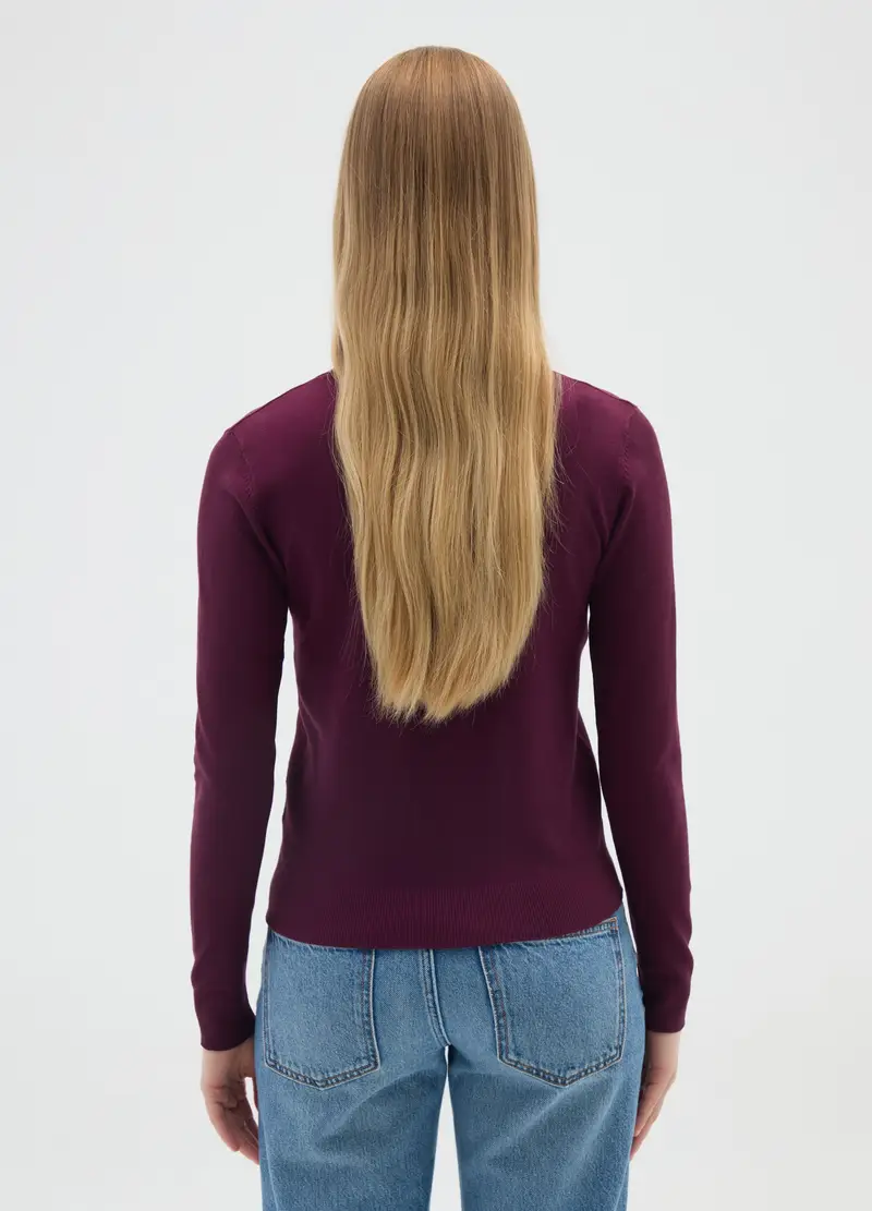 OVS Polo Donna Bordeaux 3799588 miniatura 3