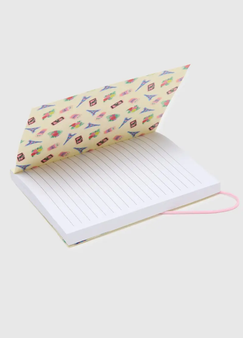 Quaderno Con Copertina Emily In Paris E Elastico, Donna, Nero miniatura 2