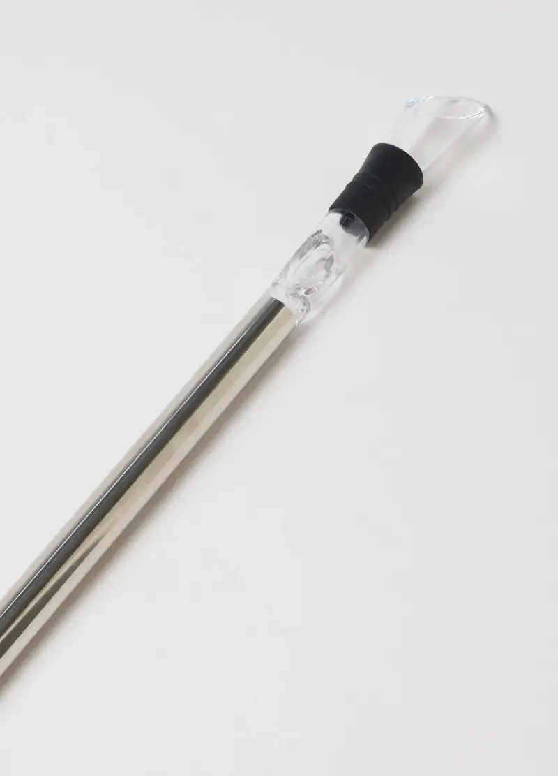 Refrigeratore E Versatore Per Il Vino In Acciaio Grigio Con Areatore, Uomo, Grigio miniatura 3