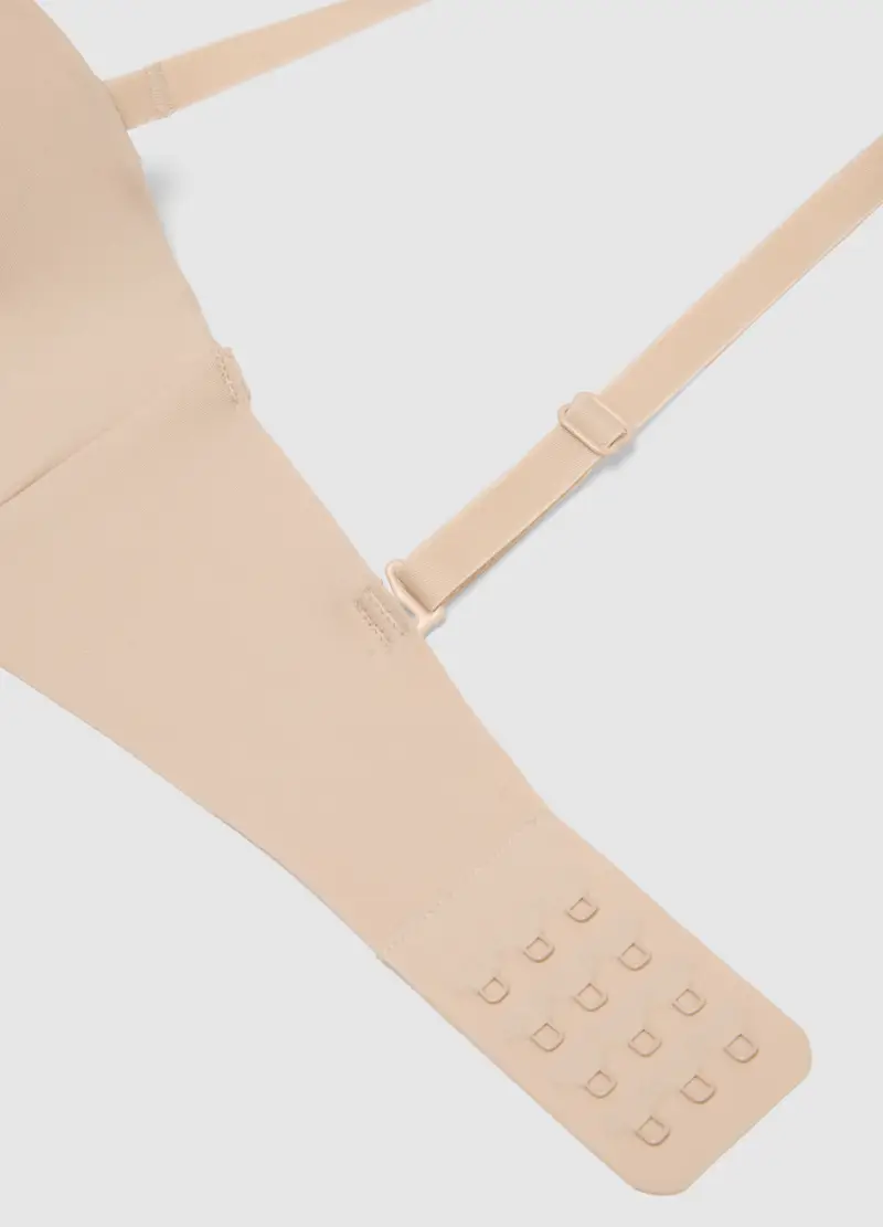 Reggiseno Balconette Beige Con Imbottitura Removibile, Donna, Beige miniatura 2