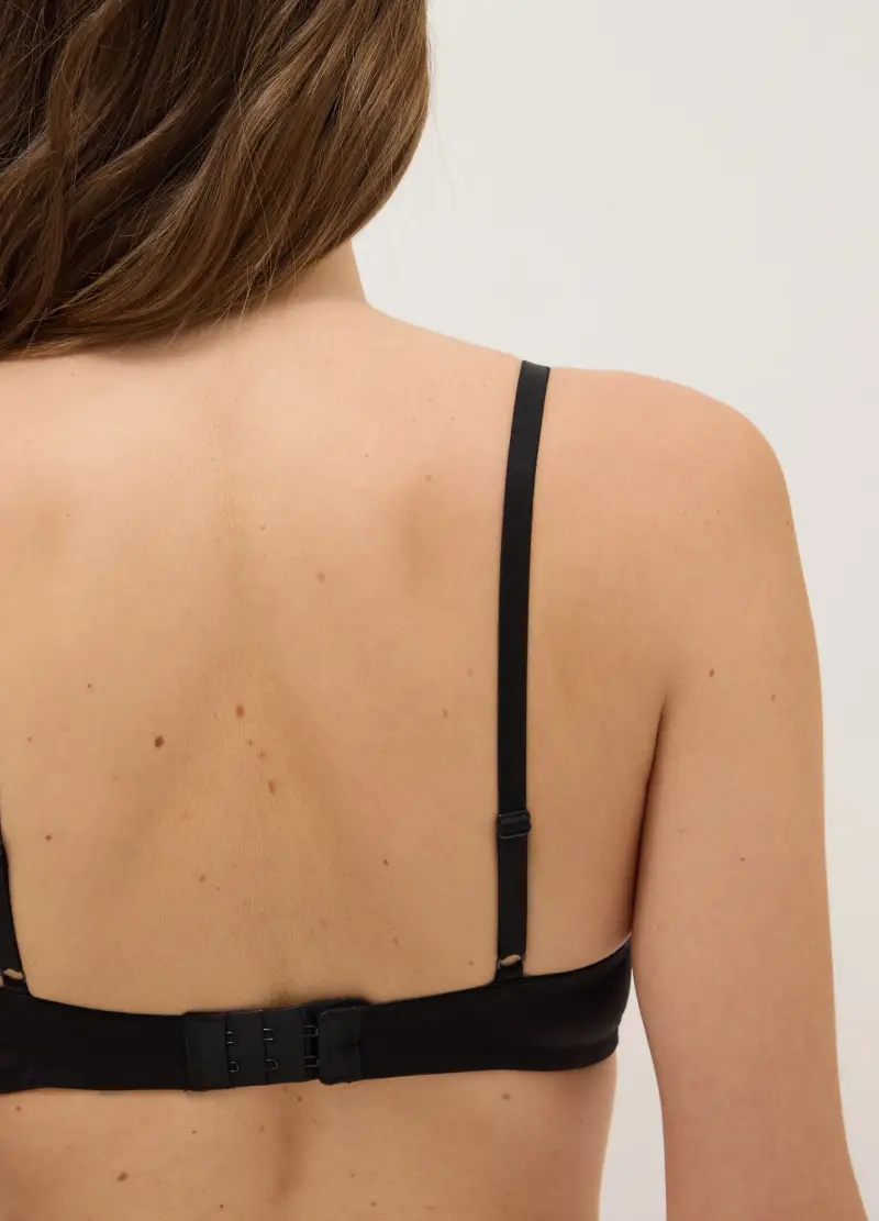 Reggiseno Balconette Nero Con Imbottitura, Donna, Nero miniatura 3