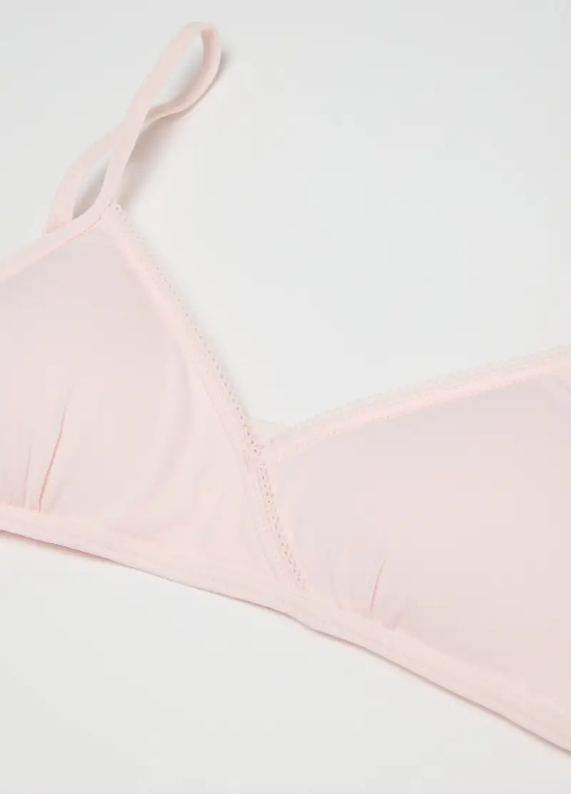 OVS, Reggiseno Da Ragazze In Cotone Rosa Regular Fit, Bambina, Rosa, Taglia: 10-11 miniatura 3