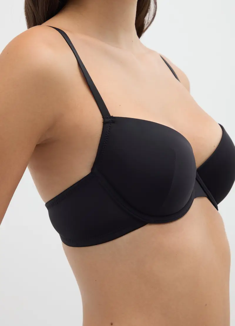 OVS, Reggiseno Imbottito Nero A Coppa, Donna, Nero, Taglia: 2B miniatura 3