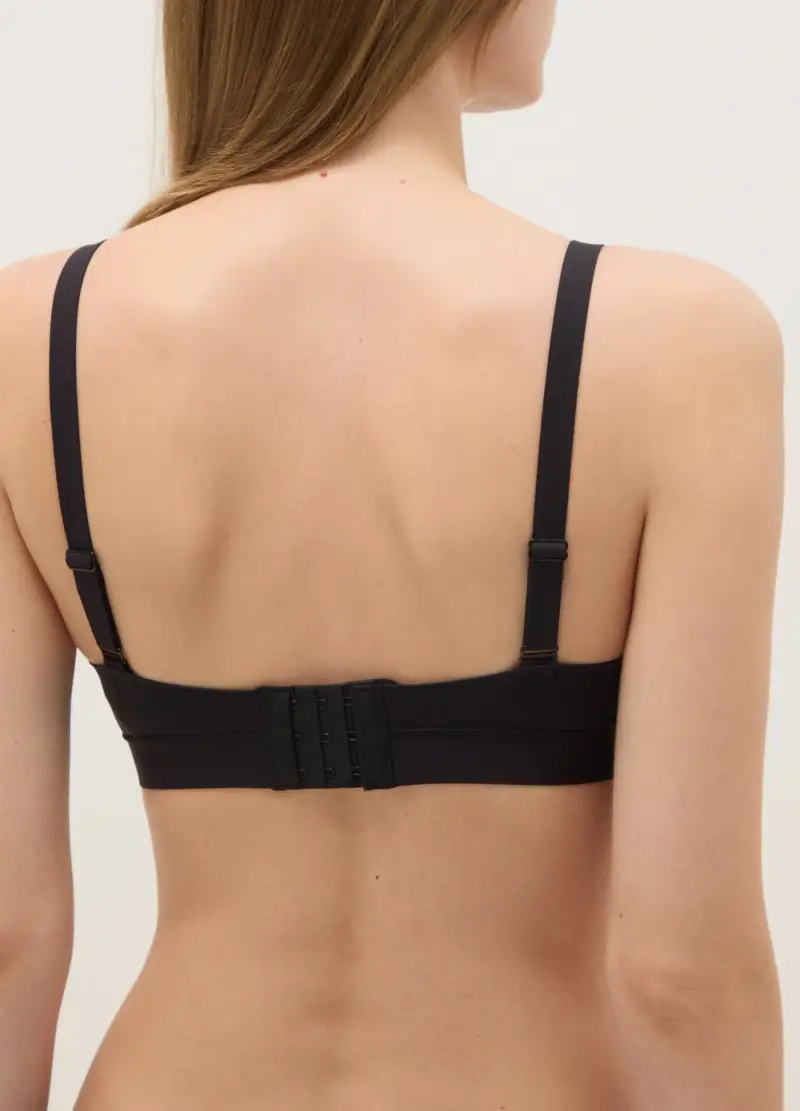 Reggiseno In Pizzo Nero Con Imbottitura Removibile, Donna, Nero miniatura 3