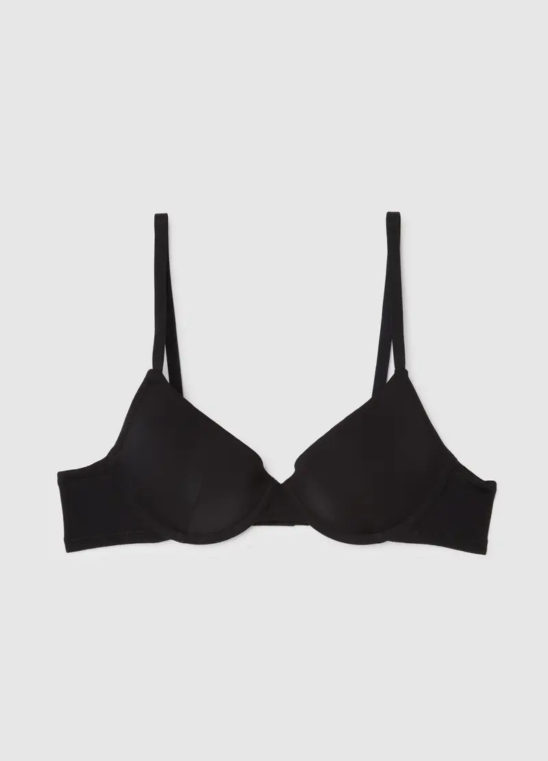 OVS , Reggiseno In Tessuto Elasticizzato Nero, Donna, Nero, Taglia: 2B