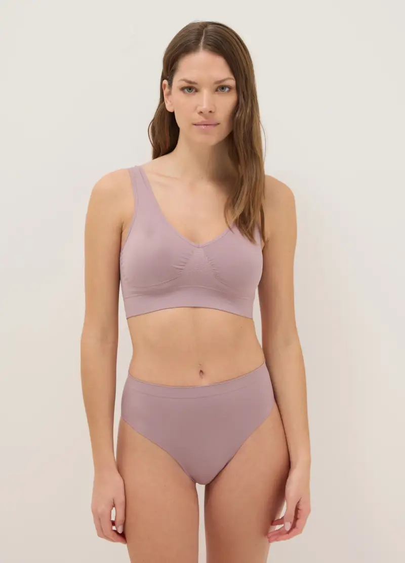 Reggiseno Rosa A Copertura Totale, Donna, Rosa miniatura 2