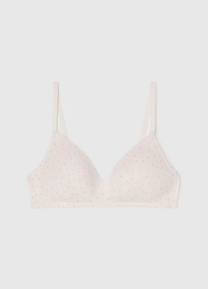 Reggiseno Rosa In Cotone Elasticizzato, Donna, Multicolor