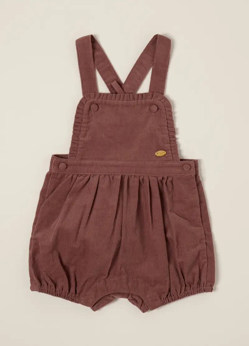 OVS, Romper Marrone In Cotone Per Neonata, Marrone, Taglia: 1