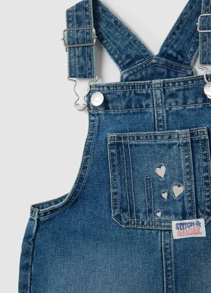 OVS Salopette Bambina Denim 990807 miniatura 2