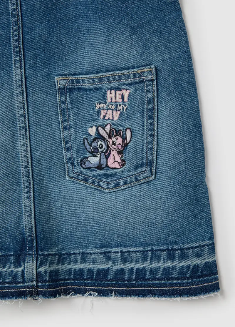 OVS Salopette Bambina Denim 990807 miniatura 3