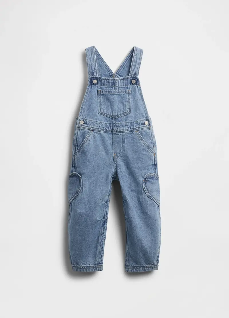 OVS Salopette Bambina Denim 2616702 miniatura 2