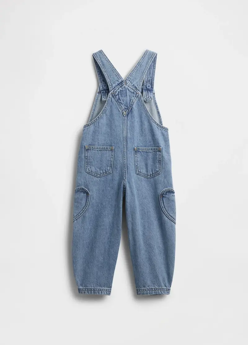 OVS Salopette Bambina Denim 2616702 miniatura 3