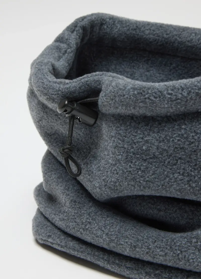 Scaldacollo In Pile Grigio, Uomo, Grigio miniatura 3