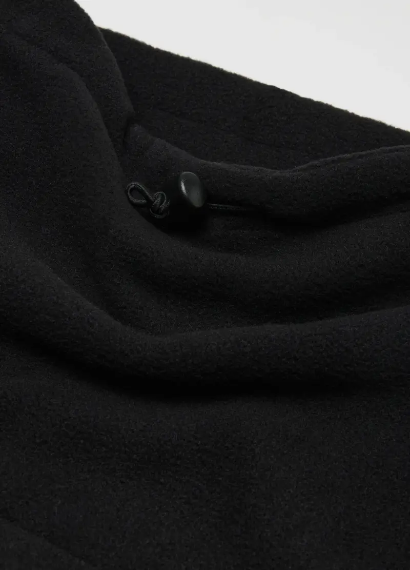 Scaldacollo In Pile Nero, Uomo, Nero miniatura 2