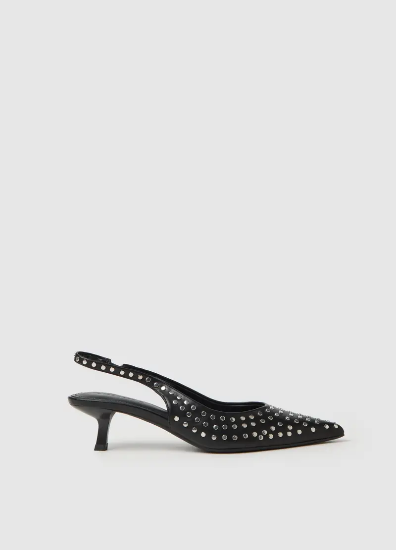 OVS Scarpe slingback Donna Nero 2616075