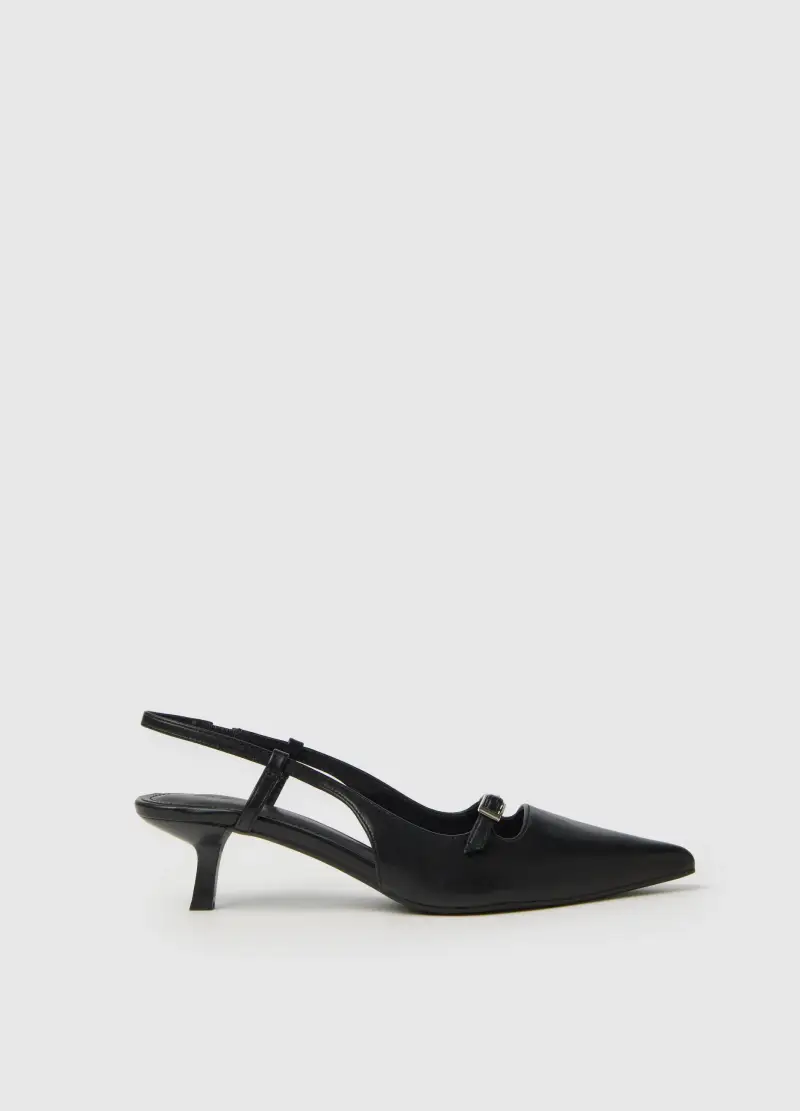 OVS Scarpe slingback Donna Nero 4122628