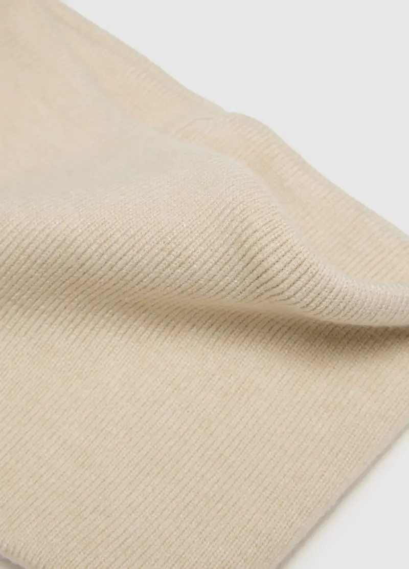 , Sciarpa Beige Da Bambina, Beige miniatura 2