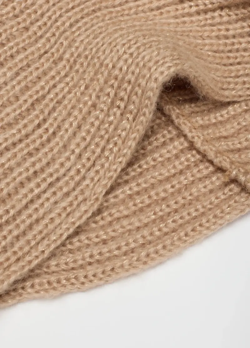 , Sciarpa Beige, Donna, Beige miniatura 3