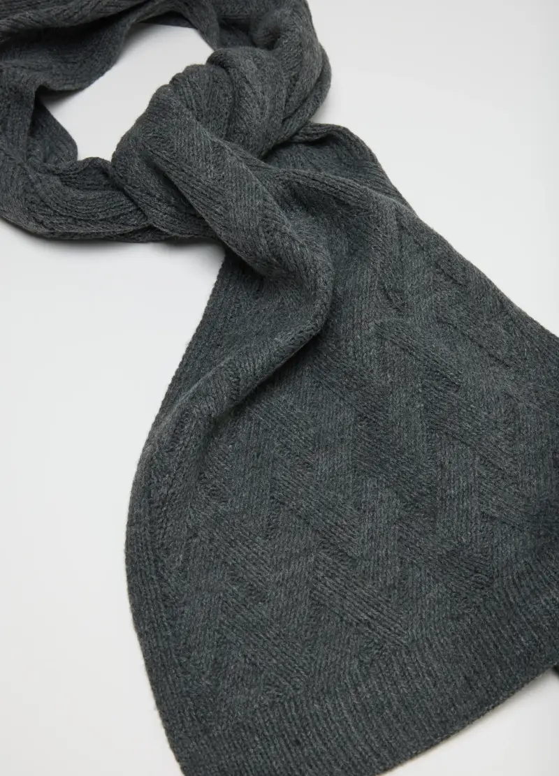 , Sciarpa Grigia, Uomo, Grigio miniatura 2