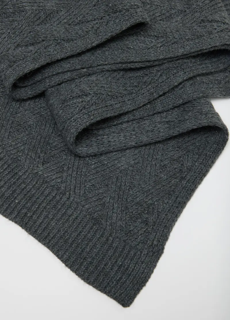 , Sciarpa Grigia, Uomo, Grigio miniatura 3