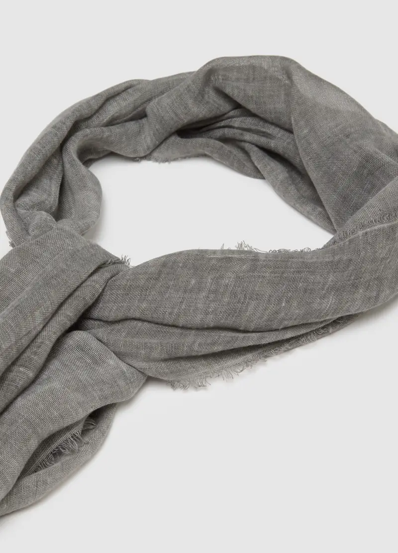 Sciarpa Grigia, Uomo, Grigio miniatura 2