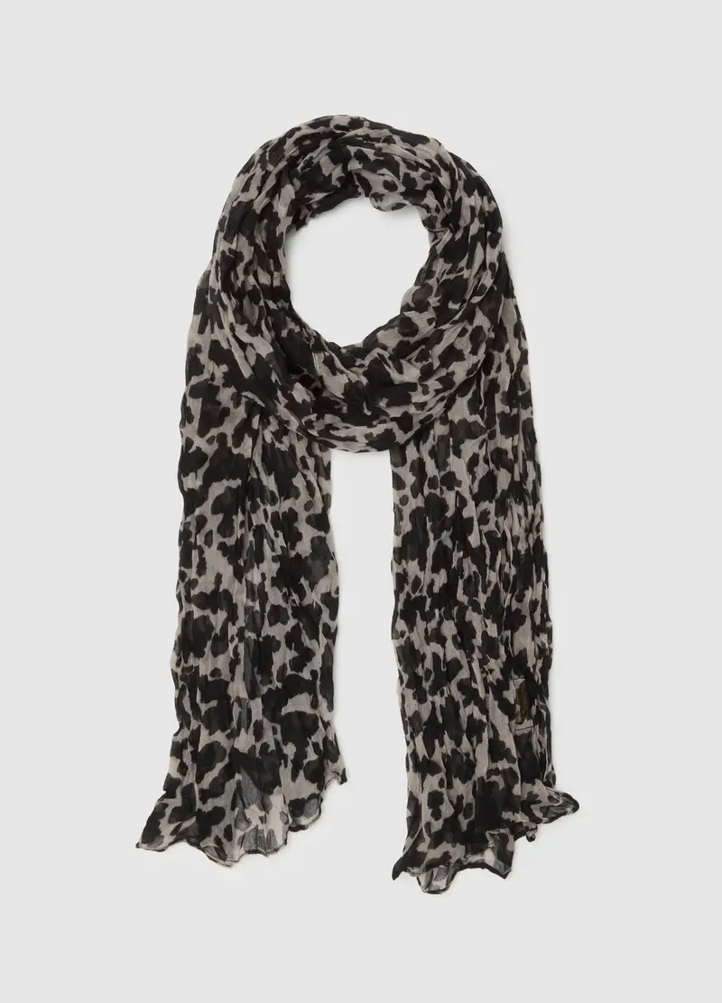 OVS , Sciarpa In Misto Multicolor Leopardato, Donna, Multicolor, Taglia: ONE SIZE