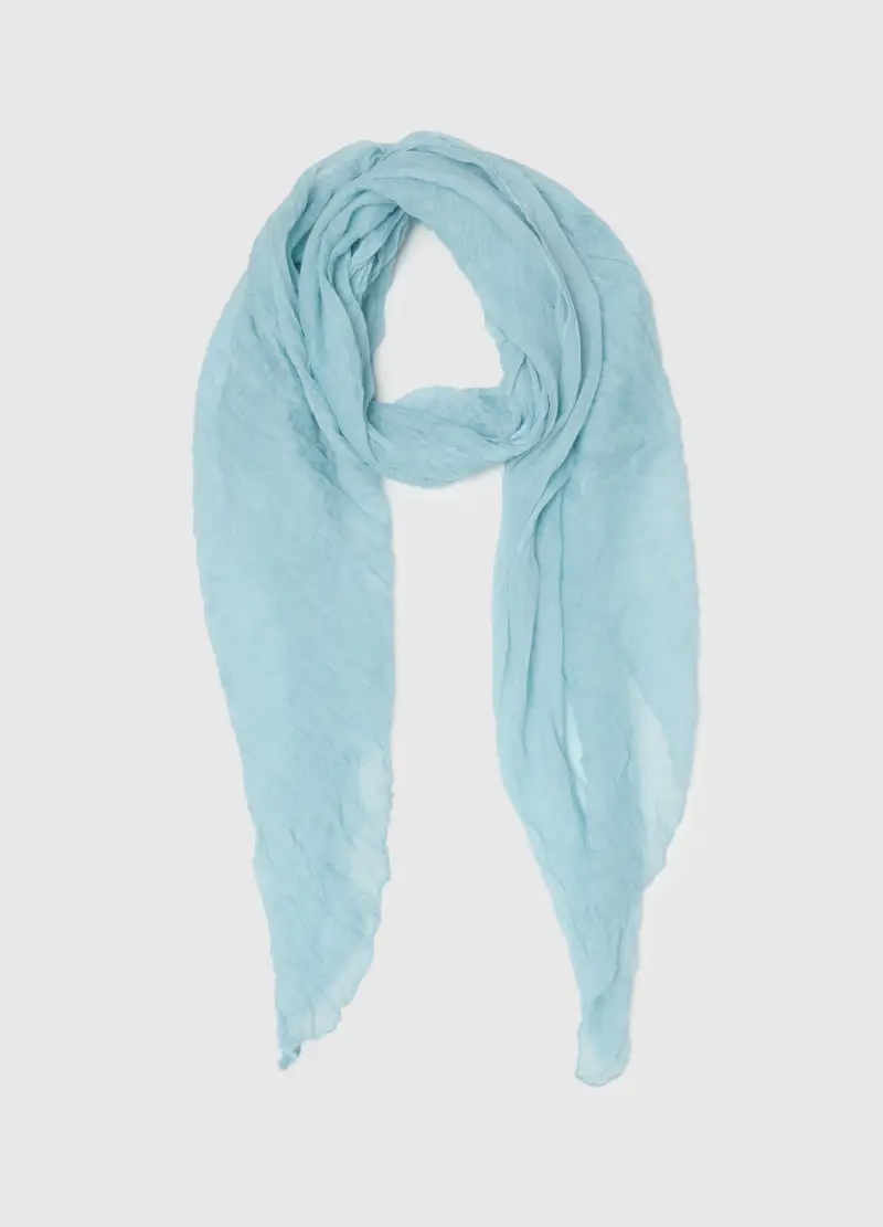 Sciarpa Leggera Azzurra Regular Fit, Donna, Azzurro