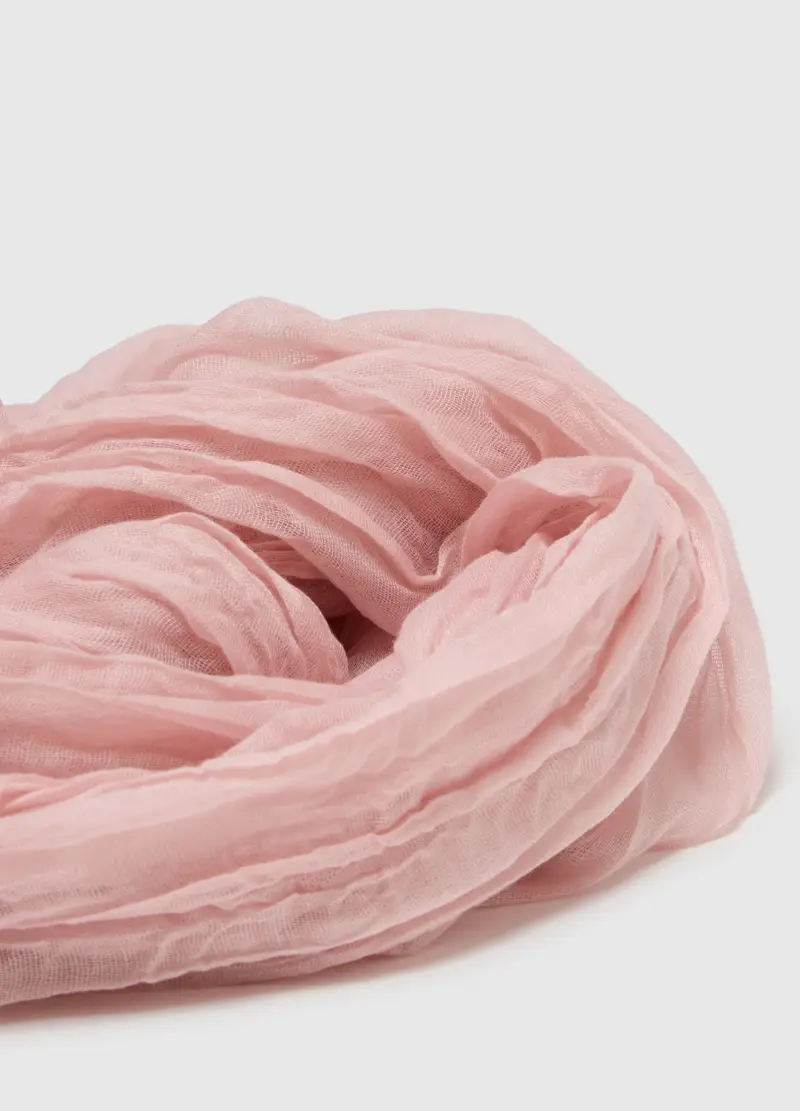 Sciarpa Leggera Rosa Regular Fit, Donna, Rosa miniatura 2