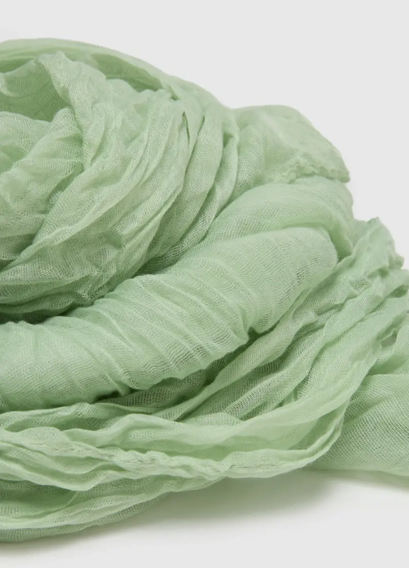 Sciarpa Leggera Verde Regular Fit, Donna, Verde miniatura 2