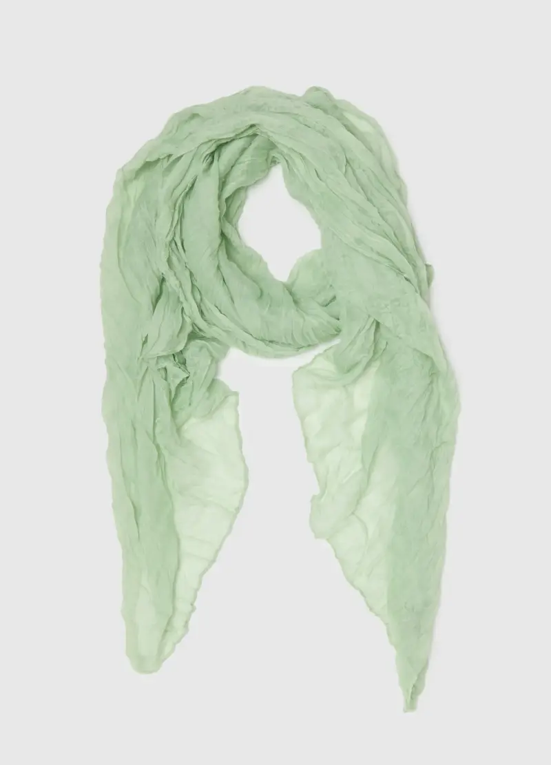 Sciarpa Leggera Verde Regular Fit, Donna, Verde