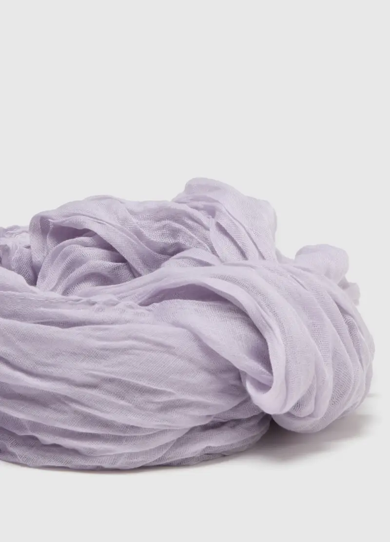 , Sciarpa Leggera Viola Regular Fit, Donna, Viola miniatura 2