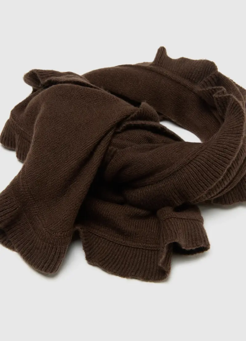 , Sciarpa Marrone, Donna, Marrone miniatura 2