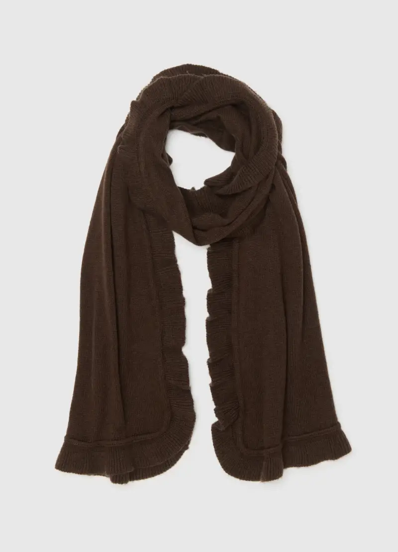 Sciarpa Marrone, Donna, Marrone