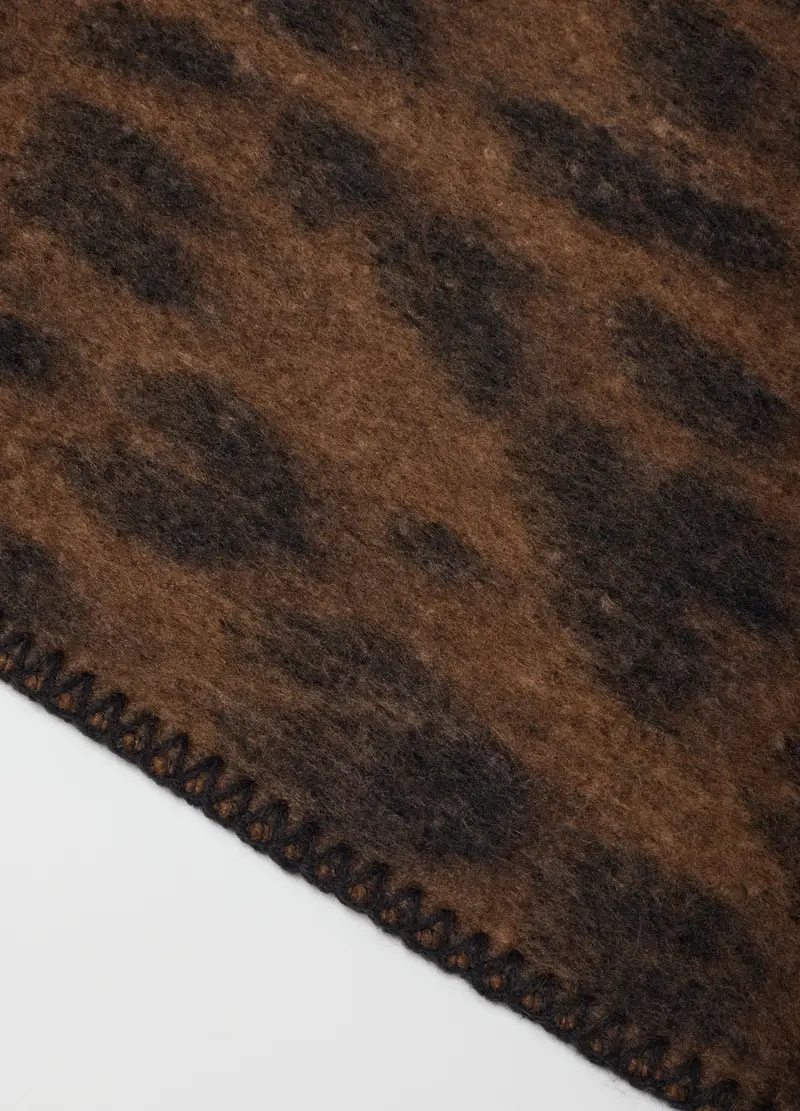 , Sciarpa Marrone Pesante, Donna, Multicolor miniatura 3