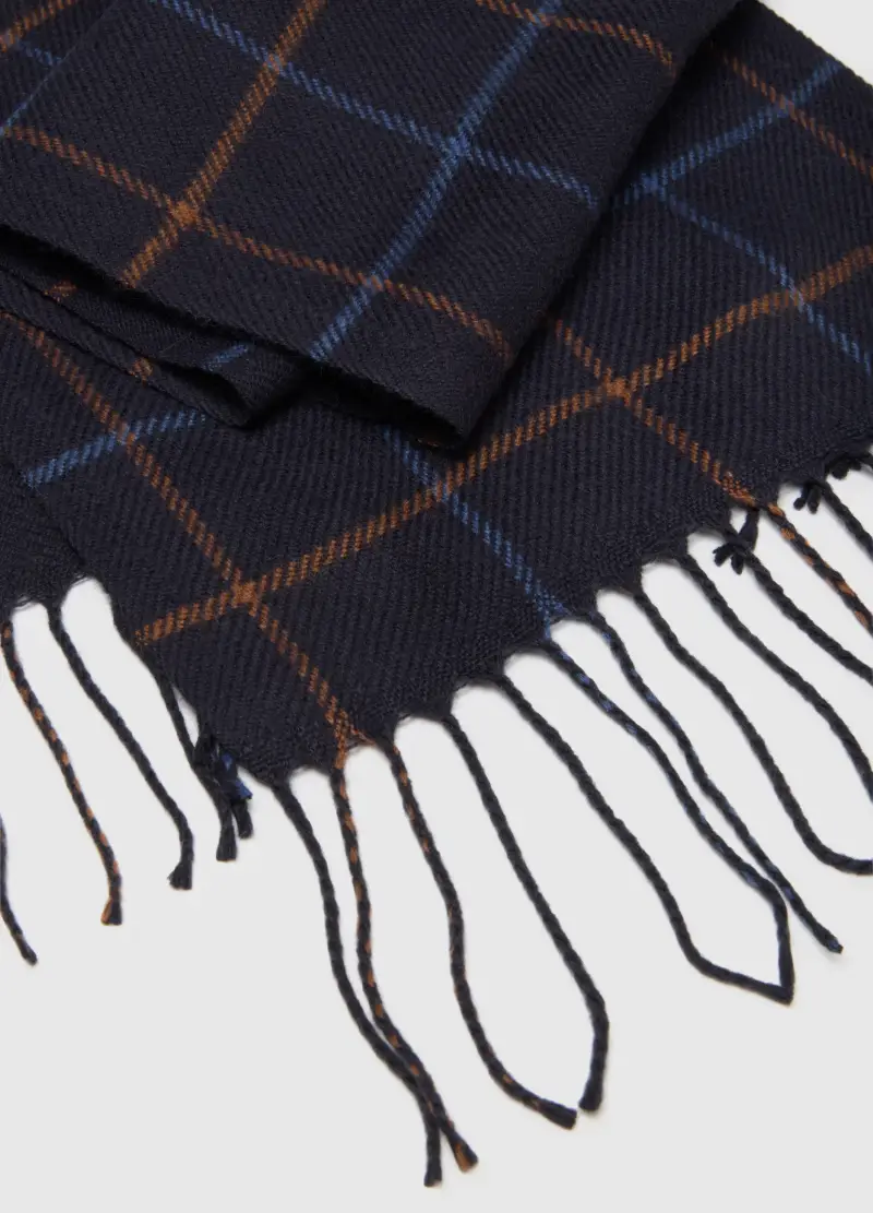 , Sciarpa Multicolor Con Frange, Uomo, Multicolor miniatura 3