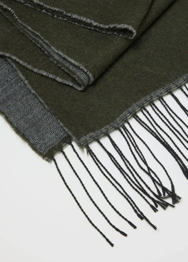 , Sciarpa Multicolor Con Frange, Uomo, Multicolor miniatura 3