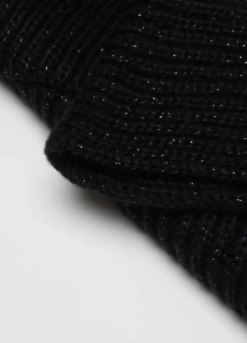 , Sciarpa Nera, Donna, Nero miniatura 2