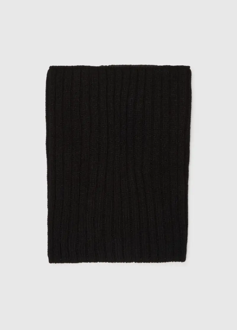 , Sciarpa Nera, Uomo, Nero miniatura 3