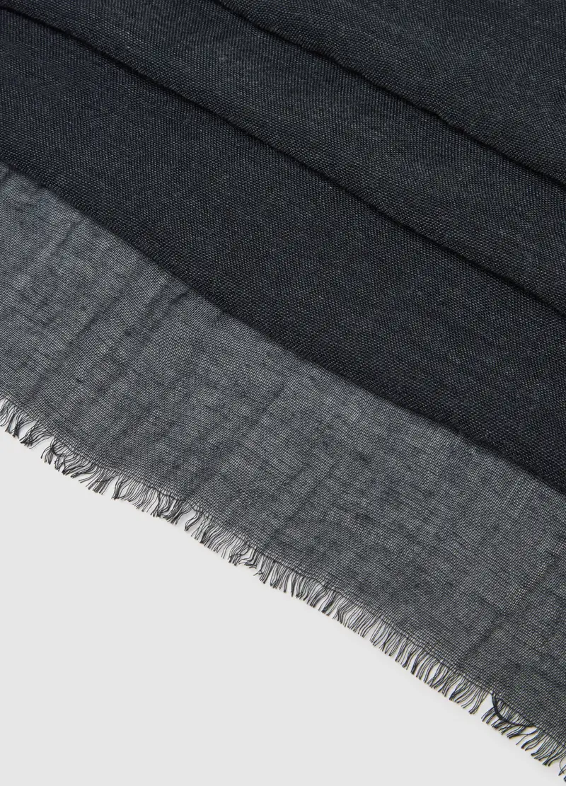 Sciarpa Nera, Uomo, Nero miniatura 3