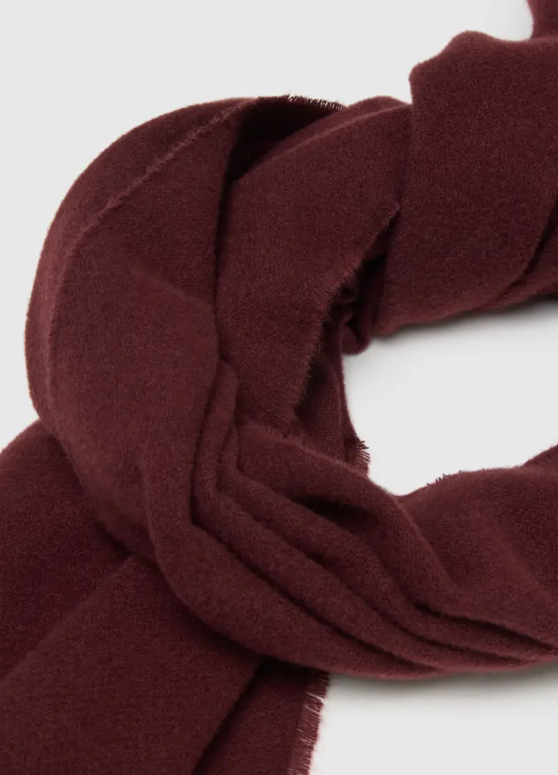 , Sciarpa Rossa Con Frange, Uomo, Rosso miniatura 2