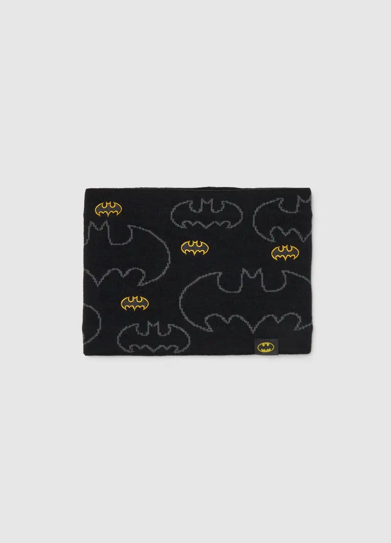 Sciarpa Tubo Da Bambino Nera Con Batman, Nero